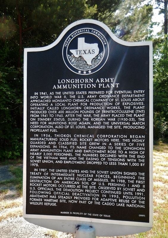 Longhorn Army Ammunition Plant begins production