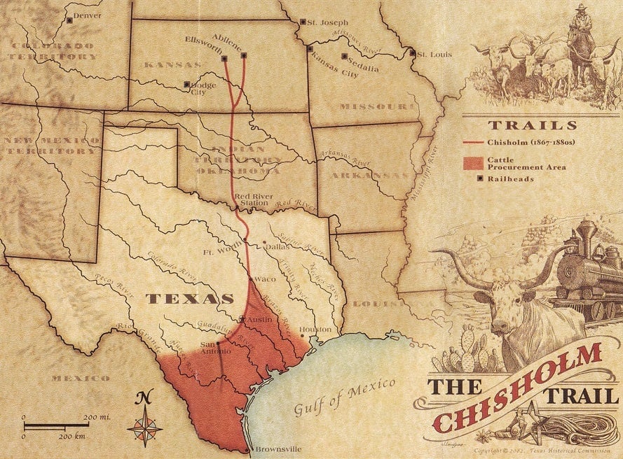 Famous cattle trail debuts in print