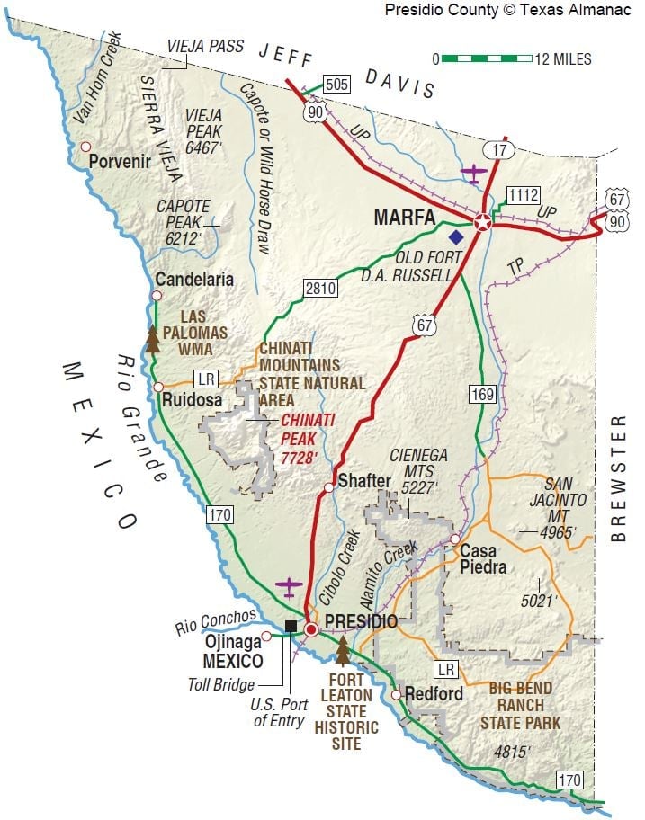 Presidio County established