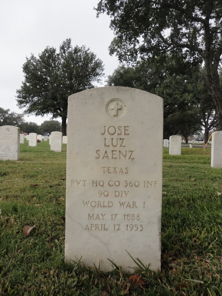 Grave of José de la Luz Sáenz